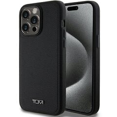 Tumi TUHMP15XRBAK iPhone 15 Pro Max 6.7" czarny|black hardcase Leather Balistic Pattern MagSafe цена и информация | Чехлы для телефонов | 220.lv