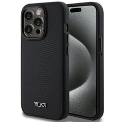 Tumi TUHMP15LRBAK iPhone 15 Pro 6.1" czarny|black hardcase Leather Balistic Pattern MagSafe цена и информация | Чехлы для телефонов | 220.lv