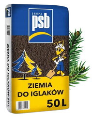 Augsne skujkokiem ar PSB mēslojumu 50 l цена и информация | Грунт, земля, торф, компост | 220.lv