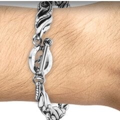 POLICE MEN'S BRACELETS PJ.26140BSS/01-S PJ.26140BSS/01-S cena un informācija | Kaklarotas | 220.lv