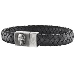 Police Herren-Seilarmband Edelstahl PJ.25686BLB/01-S PJ.25686BLB/01-S cena un informācija | Kaklarotas | 220.lv