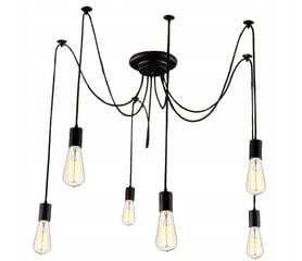 Piekaramo griestu lampa "SPIDER CHANDELIER" x6 E27 cena un informācija | Lustras | 220.lv