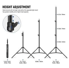 Neewer Light stand Pro cena un informācija | Fotokameru statīvi | 220.lv