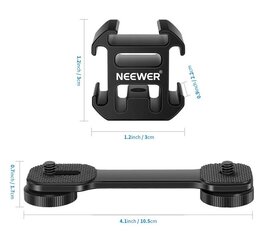 Neewer Three-coldshoe stand цена и информация | Аксессуары для видеокамер | 220.lv