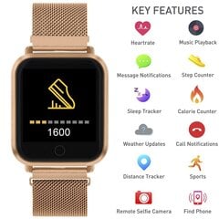 Reflex Active Series 06 Rose Gold Mesh цена и информация | Смарт-часы (smartwatch) | 220.lv