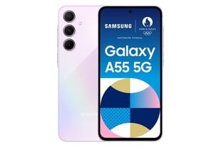 Samsung Galaxy A55 5G Awesome Lilac cena un informācija | Mobilie telefoni | 220.lv