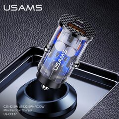 Usams CC127CC02 цена и информация | Зарядные устройства для телефонов | 220.lv