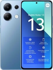 Xiaomi Redmi Note 13 128GB Ice Blue цена и информация | Мобильные телефоны | 220.lv