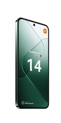 Xiaomi 14 512 GB Jade Green cena un informācija | Mobilie telefoni | 220.lv