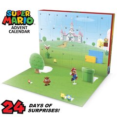 JAKKS Super Mario Advent Calendar cena un informācija | Datorspēļu suvenīri | 220.lv