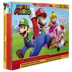 JAKKS Super Mario Advent Calendar cena un informācija | Datorspēļu suvenīri | 220.lv