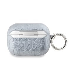 Karl Lagerfeld PU Embossed Karl and Choupette Heads Case for AirPods 3 Silver цена и информация | Аксессуары для наушников | 220.lv