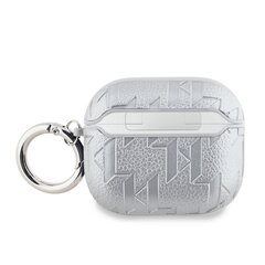 Karl Lagerfeld PU Embossed Karl and Choupette Heads Case for AirPods Pro 2 Silver цена и информация | Аксессуары для наушников | 220.lv