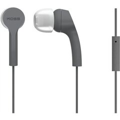 Koss Headphones KEB9iGRY Wired  In-ear  Microphone  Gray цена и информация | Наушники | 220.lv