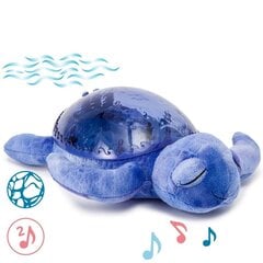 Nakts lampa ar gaismas projekciju un melodijām Bruņurupucis purpurs Tranquil Turtle Aqua Ocean, Cloud B 008434 cena un informācija | Rotaļlietas zīdaiņiem | 220.lv