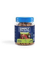 Simply From Nature Smart Bites с олениной, 5x130 гр цена и информация | Лакомства для собак | 220.lv