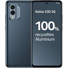 Nokia X30 VMA751V9FI1AL0 5G 6/128GB, Cloudy Blue цена и информация | Мобильные телефоны | 220.lv