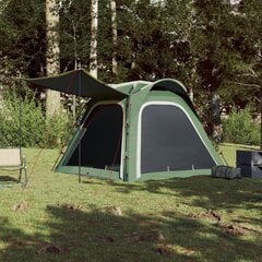 Četrvietīga kempinga telts, zaļa, 240x221x160cm цена и информация | Палатки | 220.lv