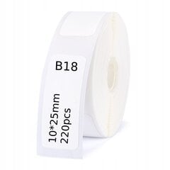 Uzlīmes Niimbot B18, 10*25 mm, 220 gab. cena un informācija | Burtnīcas un papīra preces | 220.lv