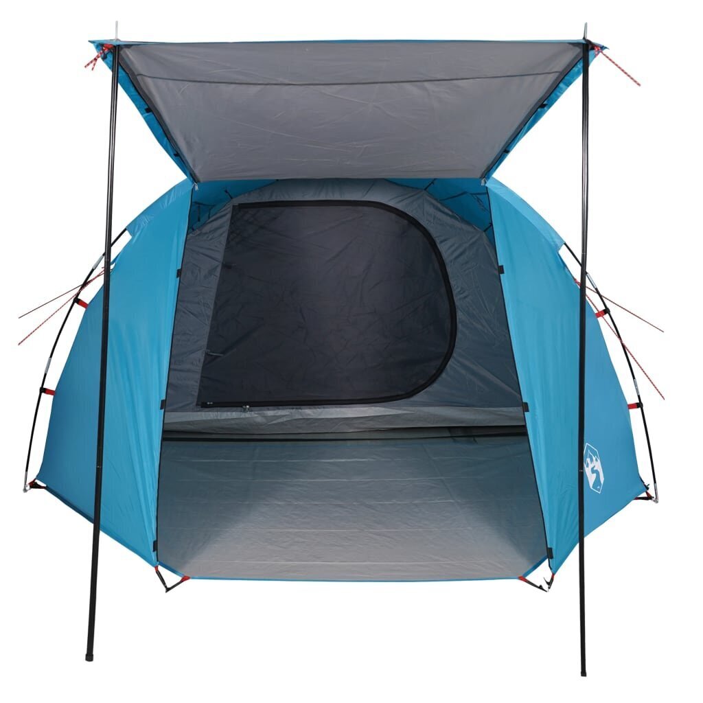 Četrvietīga kempinga telts, zila, 420x260x153cm цена и информация | Teltis | 220.lv