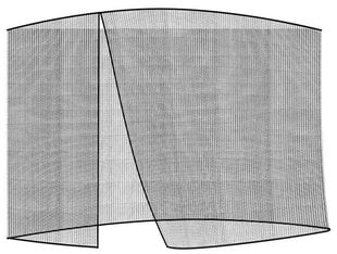 Dārza tīkls pret odiem, 3m ,melns цена и информация | Москитные сетки | 220.lv