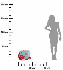 Bērnu čemodāns, XS, zaļš cena un informācija | Koferi, ceļojumu somas | 220.lv