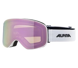 Slēpošanas brilles Alpina Slope Q-Lite, baltas/rozā cena un informācija | Slēpošanas brilles | 220.lv