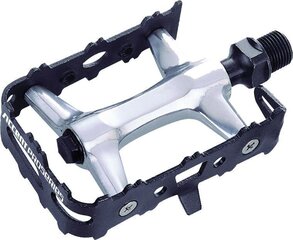 Lightweight MTB Pedals Accent AXIUM Aluminum Pedals silver-black 9/16 цена и информация | Другие запчасти для велосипеда | 220.lv