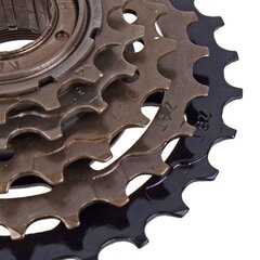 Brīvrumba Verso 5-speed Freewheel 14-28T index Black - Brown cena un informācija | Citas velosipēdu rezerves daļas | 220.lv