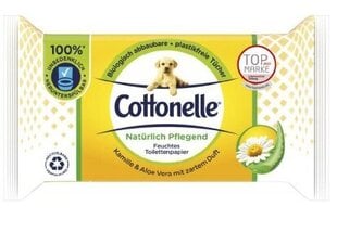 Mitrās salvetes Cottonelle, 42 gab. cena un informācija | Mitrās salvetes, vienreizlietojamie paladziņi | 220.lv