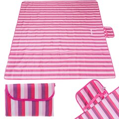 Adeluxe Waterproof Beach mat pludmales piknika sega 200x200cm rozā AquaLuxe cena un informācija | Piepūšamās rotaļlietas un pludmales preces | 220.lv