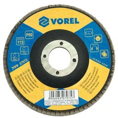 Шлифовальный круг vorel flap p-80 125x22mm 07986 цена и информация | Пилы, циркулярные станки | 220.lv