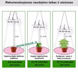 5W Stādu audzēšanas lampa StoreGD cena un informācija | Dārza instrumenti | 220.lv