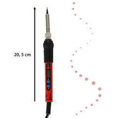 Karstās pretestības lodāmura temperatūras kontrole uz LCD ekrāna 80W StoreGD cena un informācija | Rokas instrumenti | 220.lv