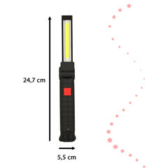 Darbnīcas lukturītis USB COB magnētisks uzlādējams 1200 mAh 200 lm StoreGD cena un informācija | Rokas instrumenti | 220.lv