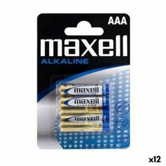 MAXELL baterija ALKALINE LR3, 48gb (12 x 4) cena un informācija | Baterijas | 220.lv