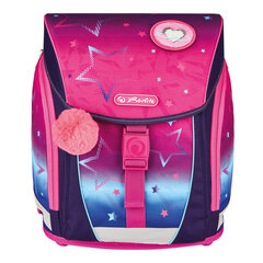 Herlitz skolas soma Filolight Plus - Pink Stars, 16 l cena un informācija | Skolas somas | 220.lv