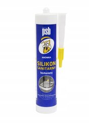 Sanitārais silikons bezkrāsains 300 ml PSB cena un informācija | Izolācijas materiāli | 220.lv