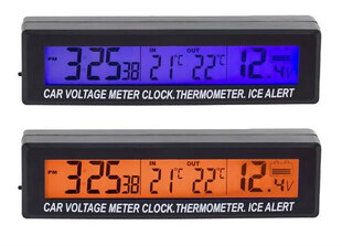 Автомобильный термометр, вольтметр, часы StoreGD цена и информация | Авто принадлежности | 220.lv