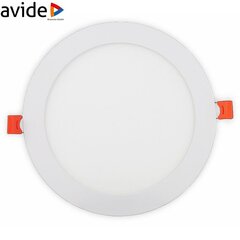 Avide LED griestu lampa 12W 4000K Ø170mm apaļa cena un informācija | Iebūvējamās lampas, LED paneļi | 220.lv