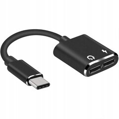 CO2 ADAPTERIS 2X USB-C ADAPTERIS USB C TIPA KABELIS SAMSUNG APPLE XIAOMI AR DAC cena un informācija | Adapteri un USB centrmezgli | 220.lv