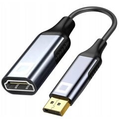 CO2 АДАПТЕР DISPLAYPORT TO HDMI 2.0 CABLE DP - HDMI FHD 240HZ 4K 60HZ HDR цена и информация | Адаптеры и USB разветвители | 220.lv