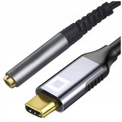 CO2 АДАПТЕР USB-C МИНИДЖЕК 3,5 ММ АДАПТЕР AUX КАБЕЛЬ ДЛЯ SAMSUNG DAC 128K цена и информация | Адаптеры и USB разветвители | 220.lv