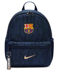 NIKE FC Barcelona JDI skolas mugursoma tumši zila 11l pirmsskolas vecuma cena un informācija | Skolas somas | 220.lv