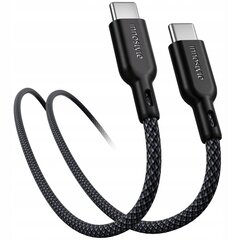 INNOSTYLE USB-C ĀTRĀS UZLĀDES KABELIS IPHONE SAMSUNG USB TIPA C 60W 2M cena un informācija | Lādētāji un adapteri | 220.lv