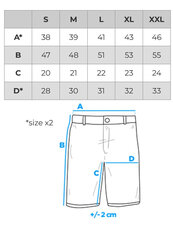 Džinsa šorti vīriešu Ombre W529 cena un informācija | Vīriešu šorti | 220.lv