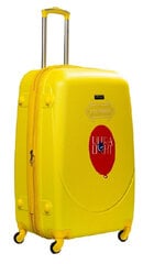 AlezaR Salsa koferu komplekts dzeltens 3gab cena un informācija | Koferi, ceļojumu somas | 220.lv