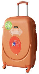 AlezaR Salsa koferu komplekts oranžs 3 gab cena un informācija | Koferi, ceļojumu somas | 220.lv