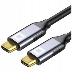 CO2 KABELIS USB-C ĀTRA UZLĀDE THUNDERBOLT 3 10GBPS 100W USB TIPA C 4K 3M cena un informācija | Lādētāji un adapteri | 220.lv