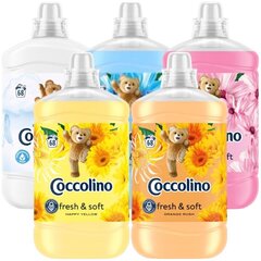 Набор кондиционеров для белья Coccolino Fresh & Soft Mix, 5x1,7 л, 340 стирок цена и информация | Средства для стирки | 220.lv